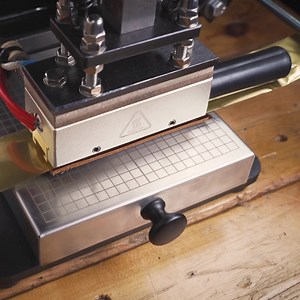 Hot stamp your way to customized projects! Our foil and hot stamping machine features an exclusive foil mount that makes it easy to convey the stamping foil and flips out of the way when not in use. For more info, click the link below. https://www.weaverleathersupply.com/catalog/cp_/shop-now/machinery/equipment/foil-stamping-machine | Weaver Leather Supply