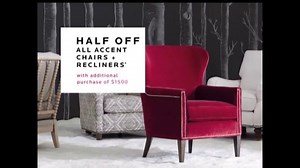 Bassett Black Friday Weekend Sale TV Spot, 'Accent Chairs & Recliners'