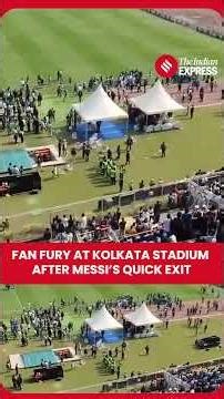 WATCH: Chaos Erupts at Kolkata’s Salt Lake Stadium as Angry Fans Hurl Bottles, Chairs