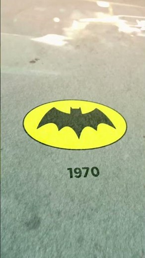Evolution of the Batman Logo Through the Years 🦇 #dc #batman #batman85