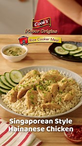Just three simple steps that hit: Press. Cook. Done. — the Hainanese way! 🍗✨​ ​Tender real chicken chunks, fragrant rice, and aromatic sauce — made easy, all in the comfort of your own kitchen. 🏠🍽️​ Check-out on our Official Flagship Stores:​ www.cookschicken.com/where-to-buy​ #CooksRiceCookerMeals ​ #PressCookDone ​ #RiceCookerHack ​ #TourofAsia | Cook's by Vitarich