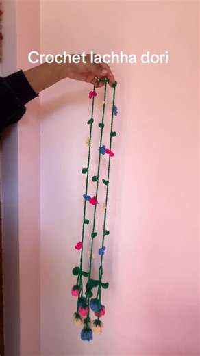 Niru Crochet on Instagram: "Crochet lacha dori"