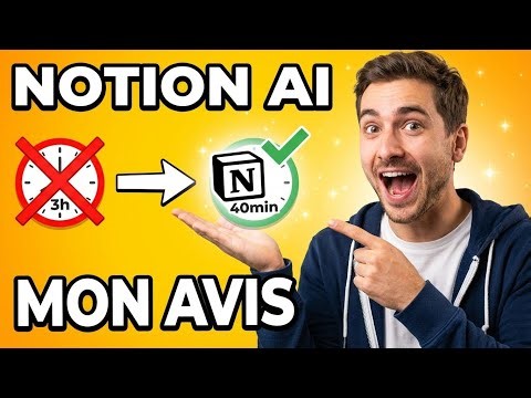 Notion AI Avis : 3h → 40min de Travail (Test Complet) 🚀