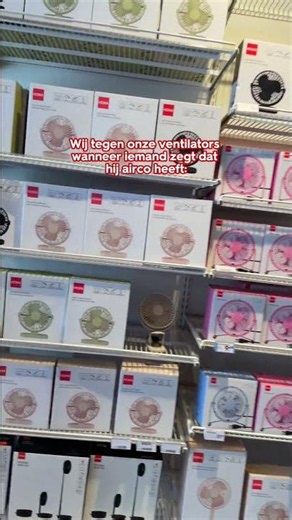 Ik en mijn 5 ventilators 👉👈 #hittegolf #HEMA #ventilator #airco