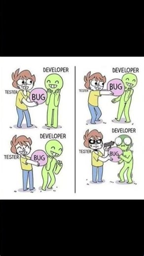 before production release Tester vs Developer #softwaretesting #softwaredevelopment