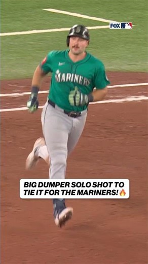 Cal Raleigh ties it up in Toronto! 🔱 #bigdumper #calraleigh #baseball #alcs #mlb #homerun #mariners