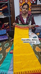 🌟 Unveil the Beauty of Pure Pata Silk – Sambalpuri Handloom Sarees 🌟 Premium craftsmanship, rich tradition, and elegant designs – all woven into one saree 💫 🧵 From: Suprabha Meher Handloom 📍 Near St. Joseph Convent School, Sakhipada, Sambalpur 📞 Book Now: 9868919134 🚚 PAN India Free Delivery Available! Bring home the charm of Odisha's iconic weave — perfect for every celebration ❤️ #SambalpuriHandloom #SambalpuriSaree #PataSilkSaree #HandloomElegance #SareeOfTheDay #IndianHandloom #Odisha