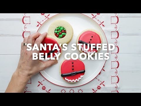 Santa's Stuffed Belly Cookies