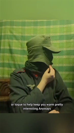 The secret use of the WW2 German field cap #history #latewar #axisallies #ww2 #soldier #winter #ww2