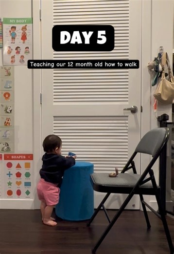 Making progress every day 🥹 #babywalking #babydevelopment #12monthsold #babymilestones #babygrowth