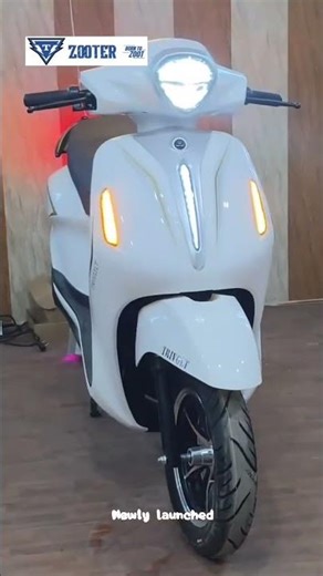 Zooter S1 is now available in Alabaster White colour as well #smartrider #futureride #smartev 🛵❣️🧿