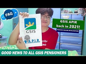 GSIS APIR (Annual Pensioners Information Revalidation) Step-by-Step Procedure and FAQs