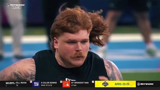 "Gennings Dunker of Iowa. Talk about the greatest mullet in the histor...