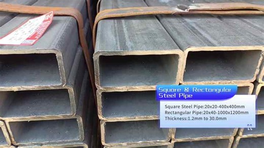 RHS Steel Tube 10*20 25x50mm Rhs 60*40*1.2 MS (mild Steel) Rectangular Hollow Section (rhs)