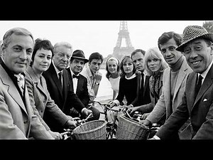 LES LÉGENDES DU CINÉMA FRANÇAIS À VÉLO DANS LES PLUS BELLES RUES DE PARIS – HOMMAGE 🕊️🤍