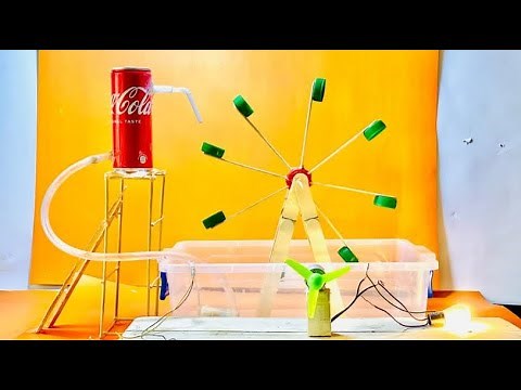 How To Make mini Dam At Home || How To Get Free Electricity From water || New idea || Diy With Dani