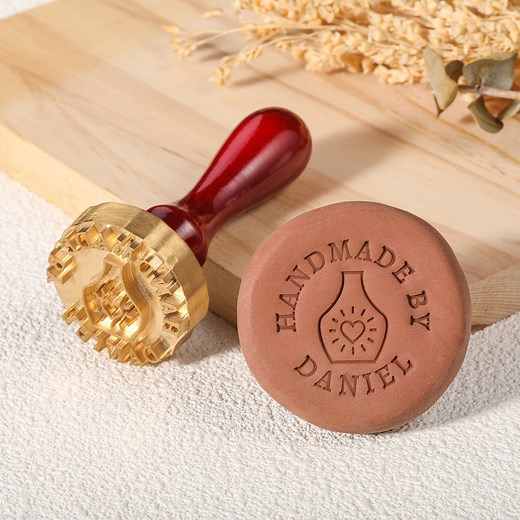 Custom Clay Stamp With Your Name, Personalized Pottery Stamp, Clay Signature, Custom Stamp for Pottery - Etsy UK