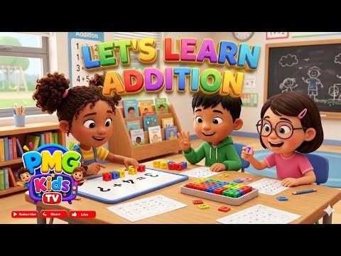Let's Learn Addition with Lyrics | Nursery Song | Cartoons Animation