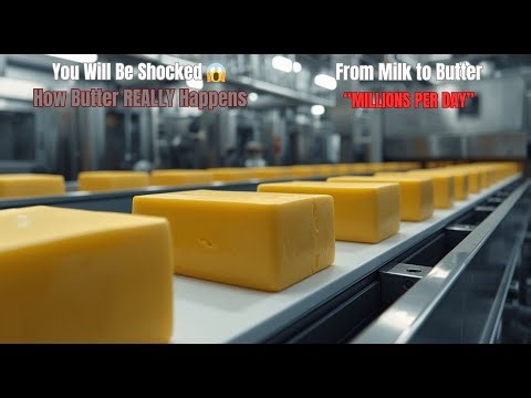 How Butter Is Made in Factories | The Hidden Process You Never Saw