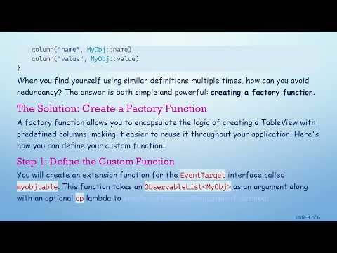 How to Easily Reuse Components in TornadoFX