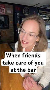 She was being such a good friend ❤️ #bartenderstories