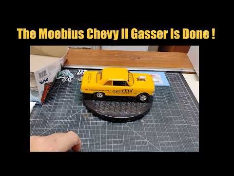Moebius Chevy II / Nova Gasser is Finished ! / Ford Torino Update too !