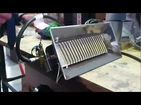 cleaning portable infrared gas heater