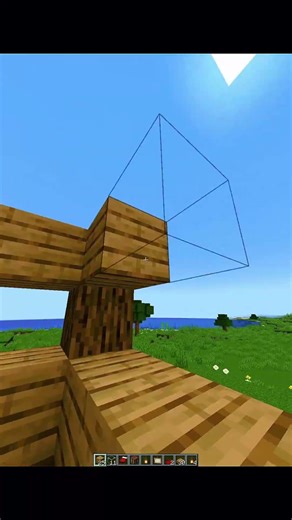 Minecraft Simple Oak House... #minecraft #shorts