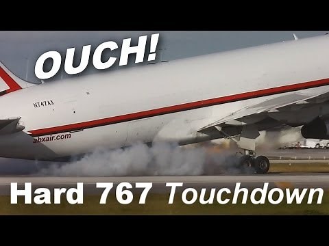 Hardest Boeing 767 Landing EVER!