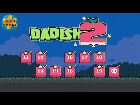 Dadish 2: World 2 , All Levels + All Stars , iOS/Android Walkthrough