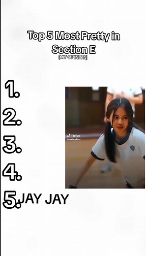 Top 5 Most Beautiful Women in Section E