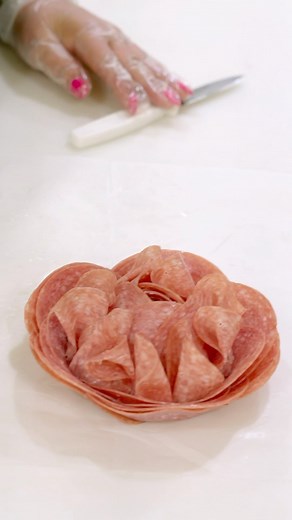 4.2K views · 196 reactions | Have you ever wondered how the salami roses are made? Christina is showing you just how easy these are to make! They are the perfect showstopper for your charcuterie board! | Detwiler's Farm Market | Facebook