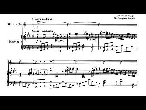 W.A. Mozart | Horn Concerto No. 4 in Eb K.495 (with score)