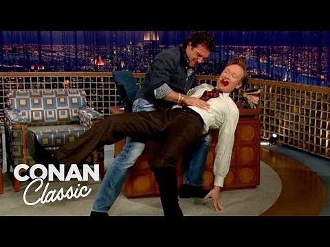 Antonio Banderas Teaches Conan To Tango | Late Night with Conan O’Brien
