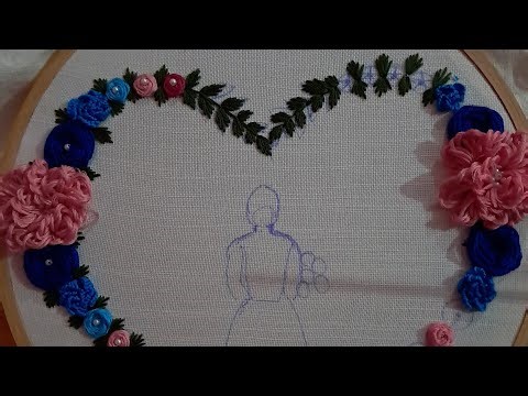 Happy Birthday Frame Embroidery | Final Part Live | Full Detailing & Finishing