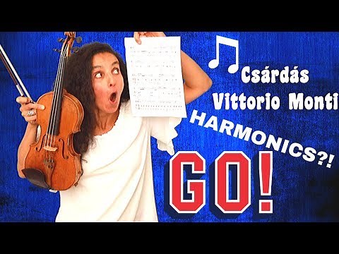 How To Play Artificial Harmonics In Csárdás by Vittorio Monti 🎻 Masterclass