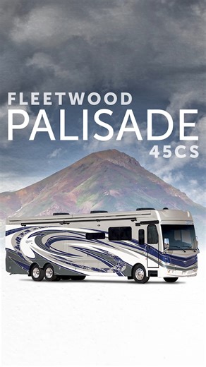 The 2026 Fleetwood RV Palisade 45CS is here—crafted on the Freightliner XCM chassis with the Freedom Bridge and enhanced with Freightliner’s 5-Star Features: ⭐ My24/7 Direct ️ RoadWatch  UltraSteer ✔️ V-Ride ️ DriveTech  BrakeSync Learn more: https://www.myrvadvisor.com/coaches/67ed2be9b215656b14f4dab8 | RV Road Trippers | Facebook