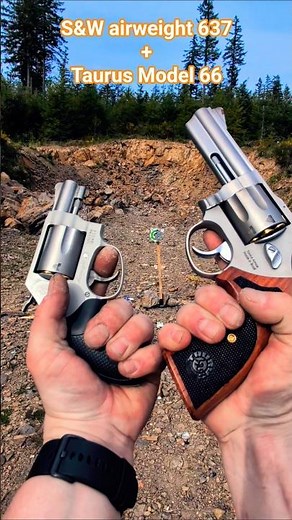 Smith & Wesson 637 airweight & Taurus model 66 dual wield
