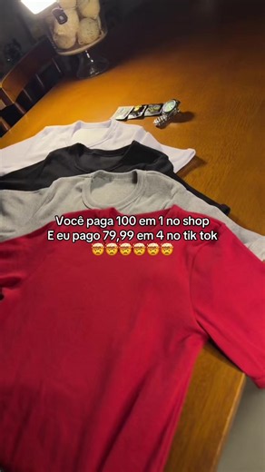 Promoção TikTok: Pague R$79,99 por 4 itens vs R$100 por 1 loja