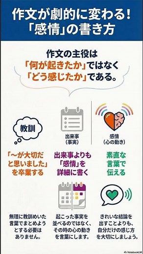 作文が劇的に変わる書き方 #中学生 #勉強 #作文 #教育