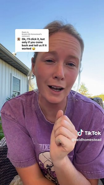 Replying to @Bryant.OK.Homestead as promised! 😅