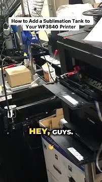 Upgrade Your WF3640: Discover the Magic of Sublimation Tanks!