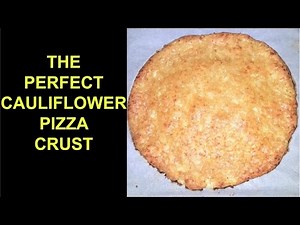 THE PERFECT CAULIFLOWER PIZZA CRUST| Jackie1113