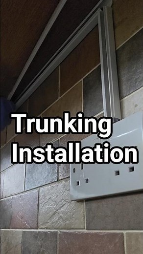 Trunking Installation #installation #diy #trunking