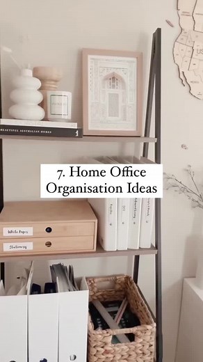 Home office organisation! #homeofficeideas #deskorganisation #wfhlife #getorganised #getorganisedwithme #tidyhome #storageideas #storagesolutions