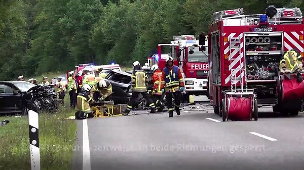 Zwei Tote bei Frontal-Zusammenstoß nahe Aspach
