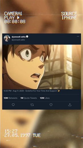 Collosal titan first appearance🥶#aot #attackontitan #animeedit #shortsfeed #shorts #eren