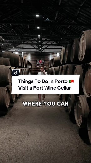 This Port Wine tour is a must 😍 One of the most popular things to do in Porto! 🇵🇹 In this Porto travel guide were visiting Portugal’s largest producer of Port Wine 🍷 We booked this last minute on @GetYourGuide It’s a self-guided audio tour, allowing you to explore at your own pace. 🎧 The Tastings 🥂 -the view from the garden courtyard and terrace at Taylor’s—it’s like something out of a storybook. The tasting includes two samples: one Chip Dry white and one 5-year-aged red vintage. Plus, we