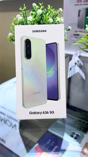 Samsung Galaxy A36 5G Key Features RAM: 6GB, 8GB Internal Storage: 128GB, 256GB Display: 7-inch, Super AMOLED Connectivity: 5G, Wi-Fi, Bluetooth 5.3, NFC OS: Android 15, up to 6 major Android upgrades, One UI 7 Chipset: Qualcomm SM6475-AB Snapdragon 6 Gen 3 (4 nm Front Camera: 12MP Main Camera: 50MP 8MP 2MP Battery: 5000mAh, 45W Colors: Lavender, Black, White, Lime. #gadgetyunixkenya #shopsmart #phoneshop #samsungA36 #trendingvideo