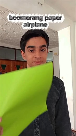 paper boomerang 🪃 airplane ✈️